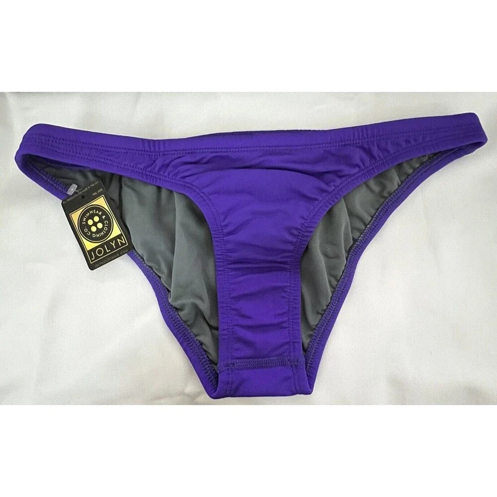 Jolyn Bikini Swim Bottom Large Europe Style Purple New With Tags‎